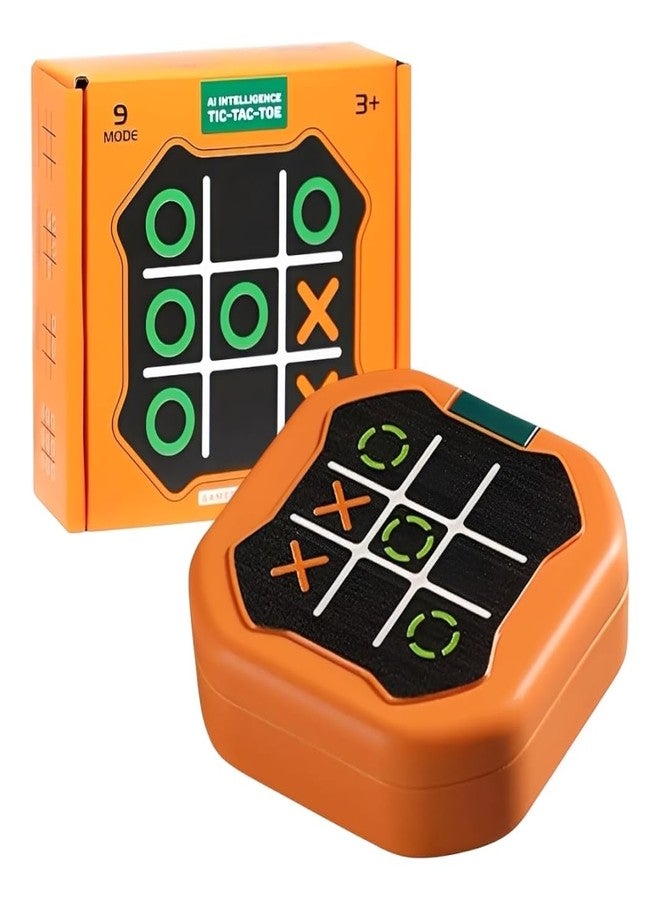 ADKD AI Intelligence Tic Tac Toe Handheld Game Console for Kids - 9 Mode, Portable Smart Puzzle Memory Training Toy (Multicolor) - Image 1